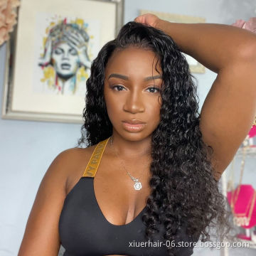 Transparent pre plucked hd lace front wigs 13x6,hd full lace human hair wigs, 100% virgin human hair hd lace wigs